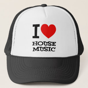 Boné Eu amo o chapéu da música da casa