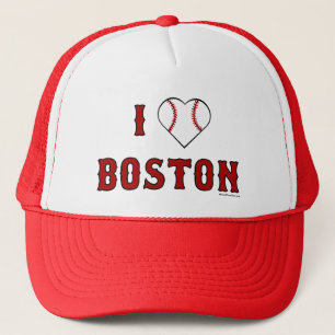 Boné Eu amo o chapéu de Boston