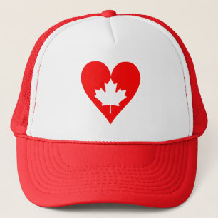 Boné Eu amo o chapéu de Canadá