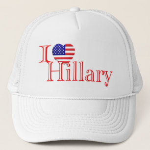 Boné Eu amo o chapéu de Hillary