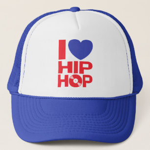 Boné Eu amo o chapéu de Hip Hop