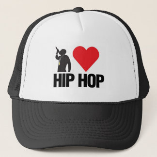 Boné Eu amo o chapéu de Hip Hop