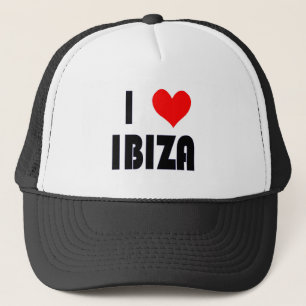 Boné Eu amo o chapéu de Ibiza