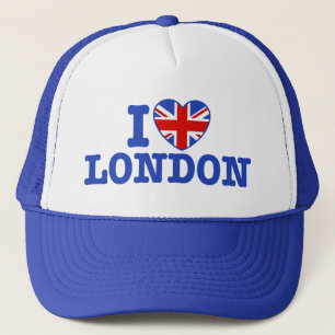 Boné Eu amo o chapéu de Londres