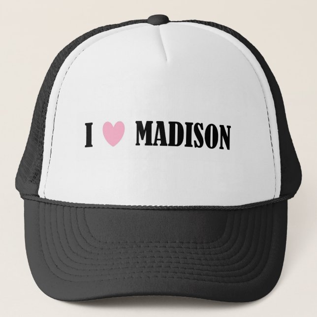 BONÉ EU AMO O CHAPÉU DE MADISON (Frente)