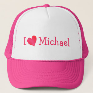 Boné Eu amo o chapéu de Michael