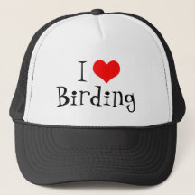 Eu amo o chapéu do camionista de Birding