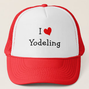 Boné Eu amo o chapéu do Yodeling