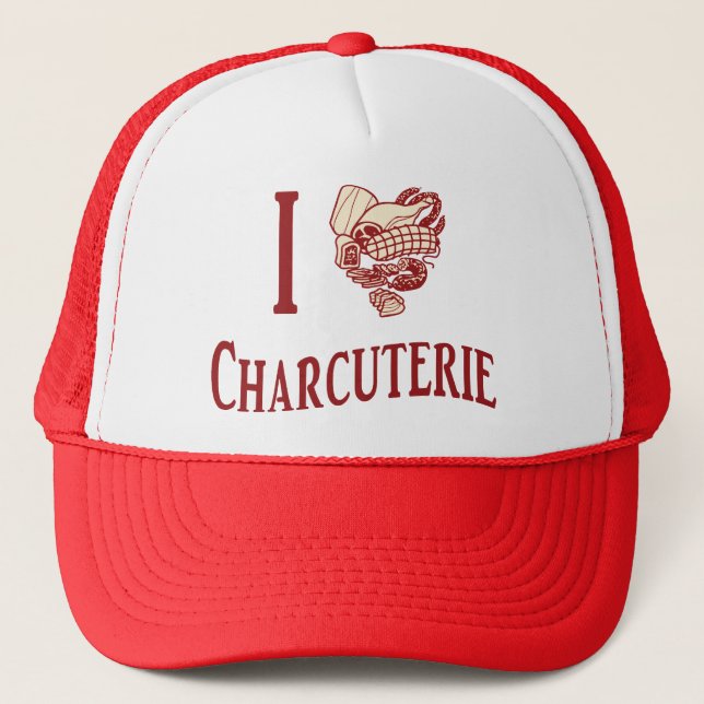 Boné Eu amo o Charcuterie (Frente)