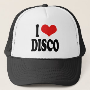 Boné Eu amo o disco