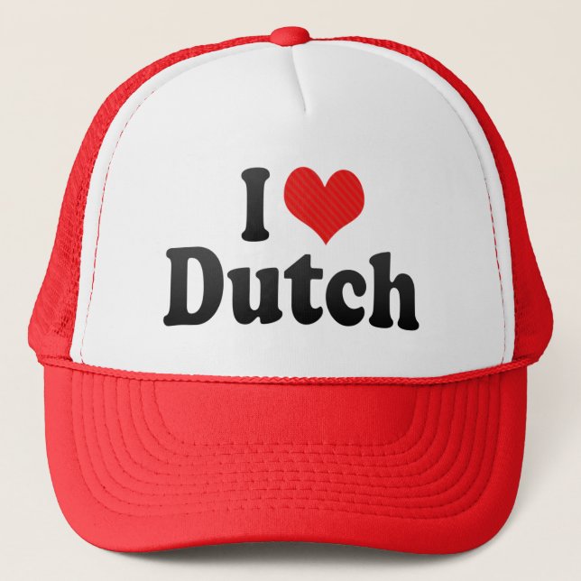 Boné Eu amo o Dutch (Frente)