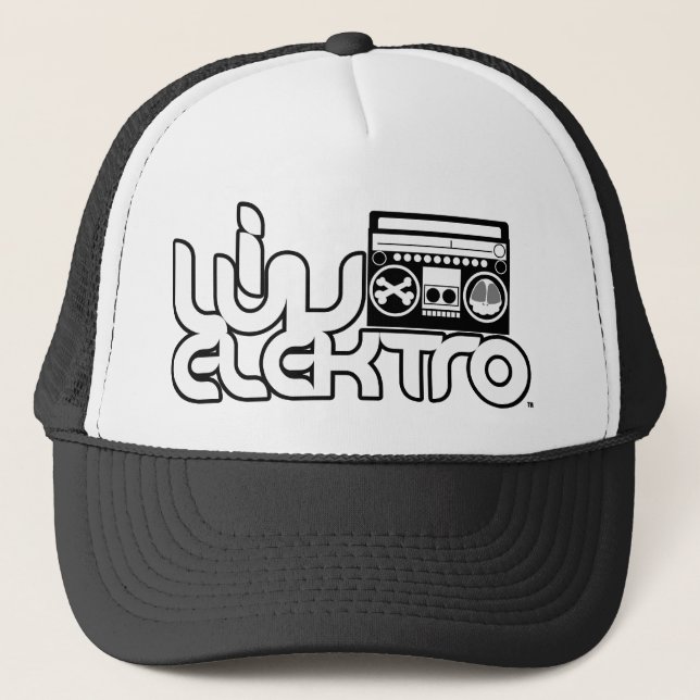Boné Eu amo o electro chapéu (Frente)