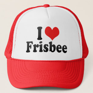 Boné Eu amo o Frisbee
