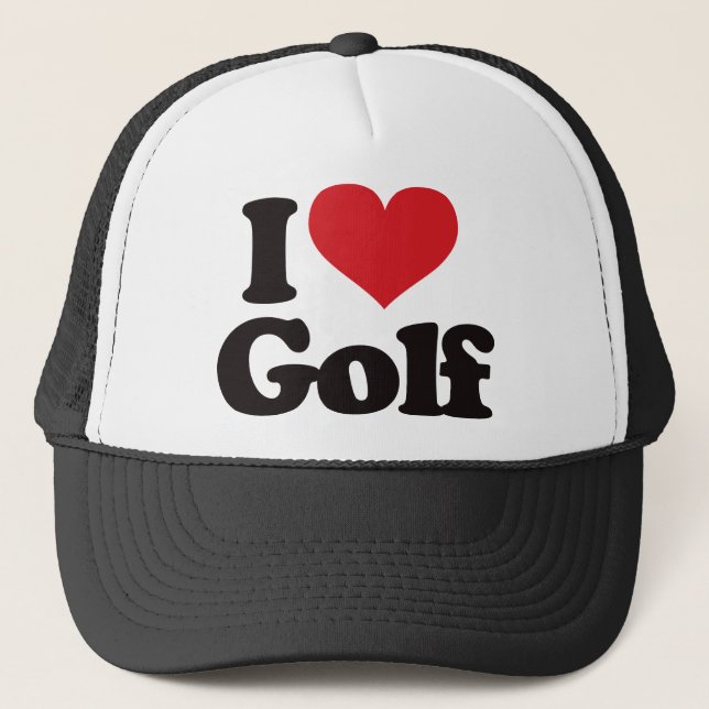 Boné Eu amo o golfe (Frente)