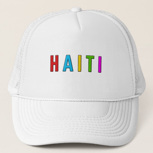 Boné Eu amo o Haiti (Frente)