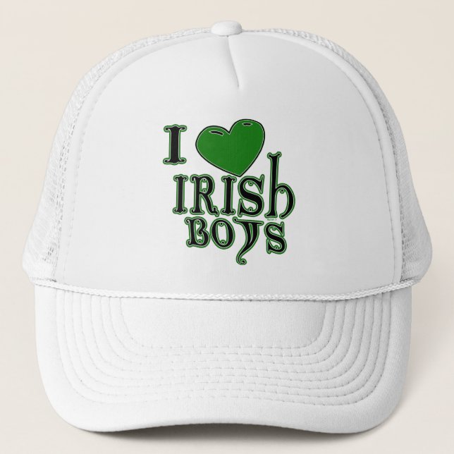 Boné Eu Amo O Irish Boys Hat (Frente)