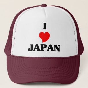 Boné Eu amo o Japão