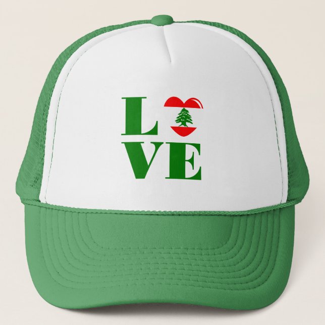 Boné Eu amo o Líbano (Frente)