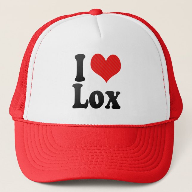 Boné Eu amo o Lox (Frente)