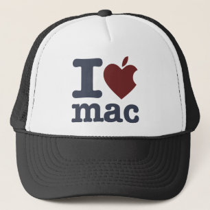 Boné Eu amo o Mac