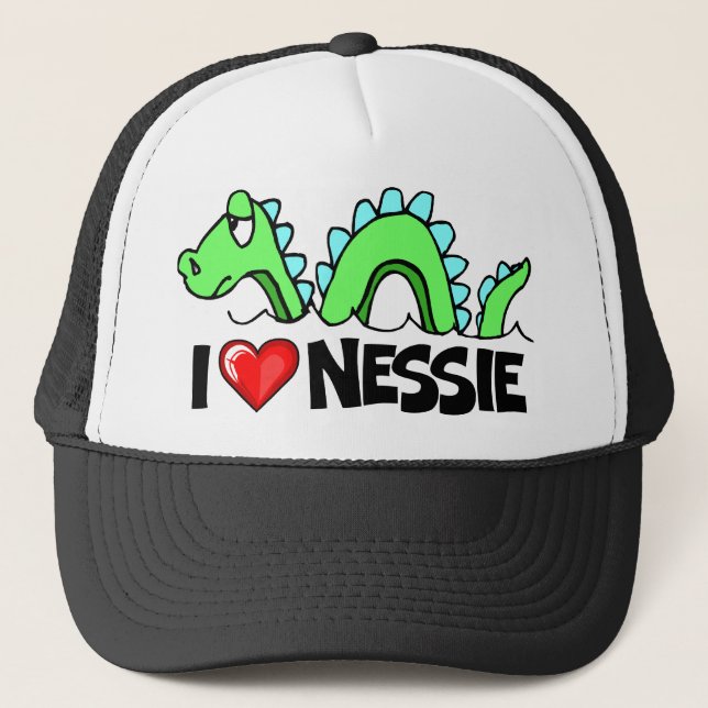 Boné Eu amo o Nessie (Frente)