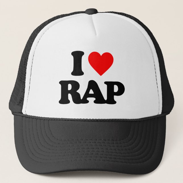 BONÉ EU AMO O RAP (Frente)