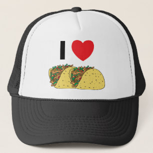Boné Eu amo o Tacos