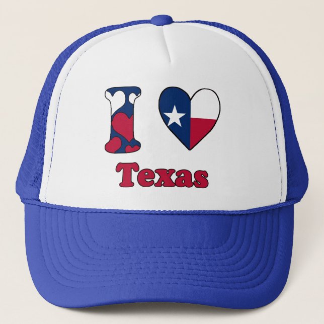 Boné Eu amo o Texas (Frente)