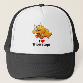 Boné Eu amo o Triceratops