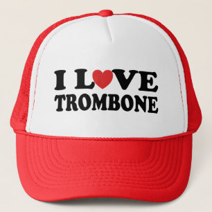 Boné Eu amo o Trombone