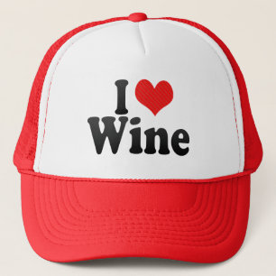 Boné Eu amo o vinho