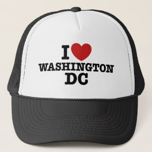 Boné Eu amo o Washington DC