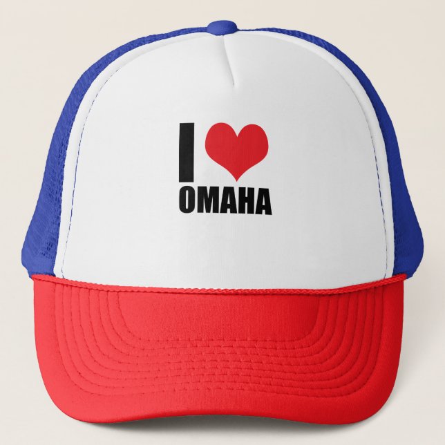Boné Eu amo Omaha (Frente)