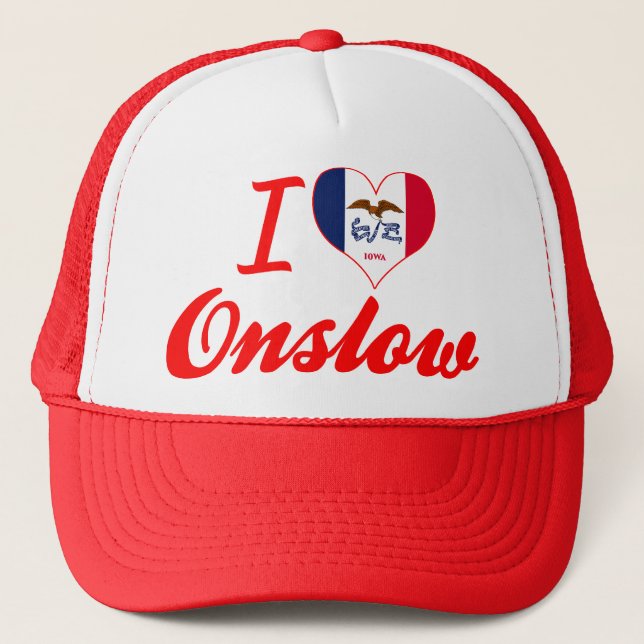 Boné Eu amo Onslow, Iowa (Frente)