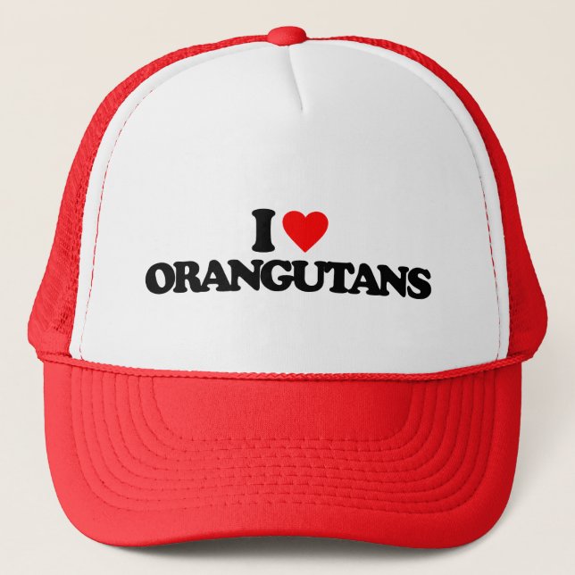 BONÉ EU AMO ORANGUTANOS (Frente)