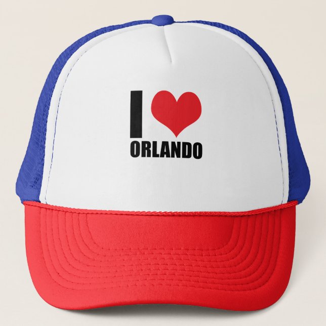 Boné Eu amo Orlando (Frente)