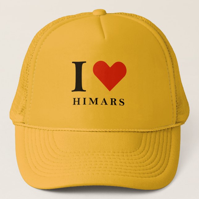 Boné Eu amo os heróis (Frente)