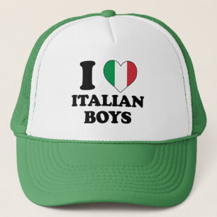 Boné Eu amo os italianos