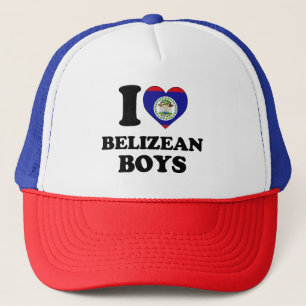 Boné Eu amo os meninos belizenhos