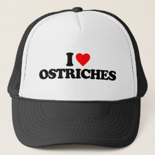 BONÉ EU AMO OSTRICHES