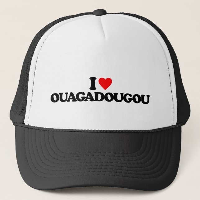 BONÉ EU AMO OUAGADOUGOU (Frente)