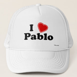 Boné Eu amo Pablo