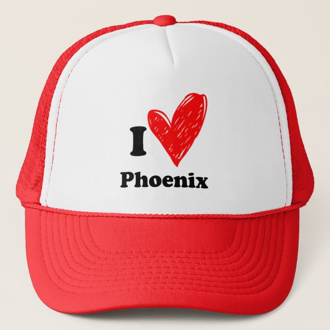 Boné Eu amo Phoenix (Frente)