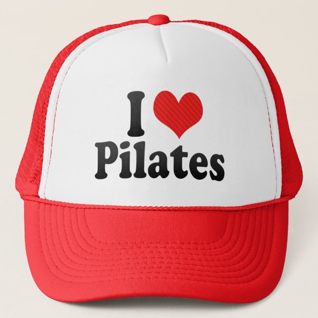 Boné Eu amo Pilates (Frente)
