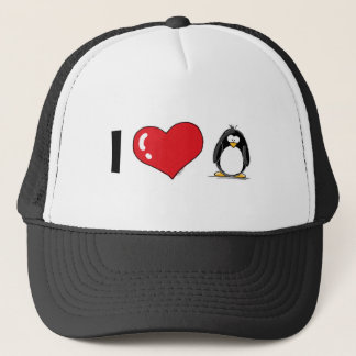 Boné Eu amo pinguins