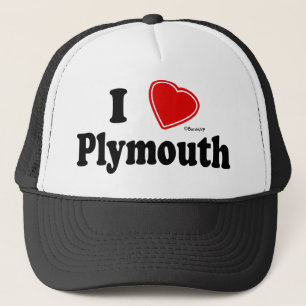 Boné Eu amo Plymouth
