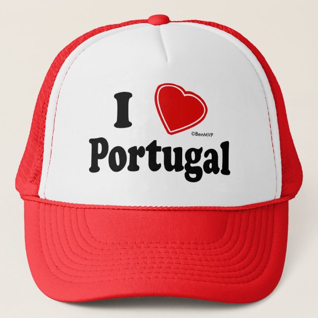 Boné Eu amo Portugal (Frente)