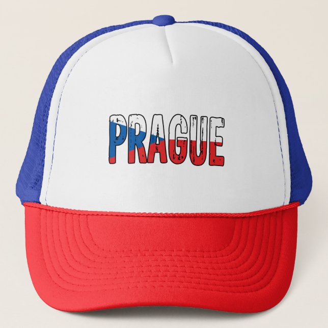 Boné Eu amo Praga (Frente)