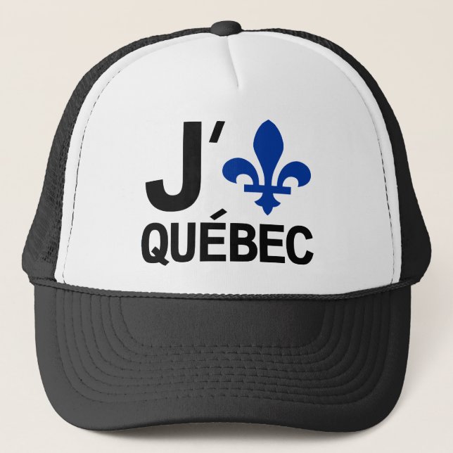 Boné Eu amo Quebeque (Frente)