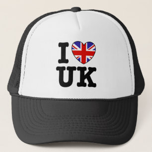 Boné Eu Amo Reino Unido